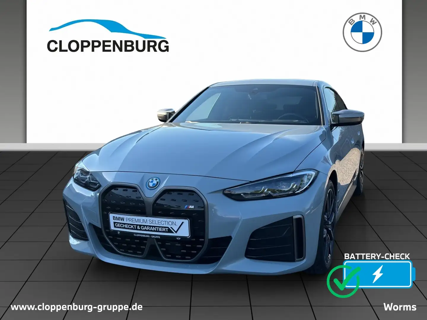 BMW i4 M50 Gran Coupé AHK+StHz+StKlima+Navi+SHZ+LED Gris - 1