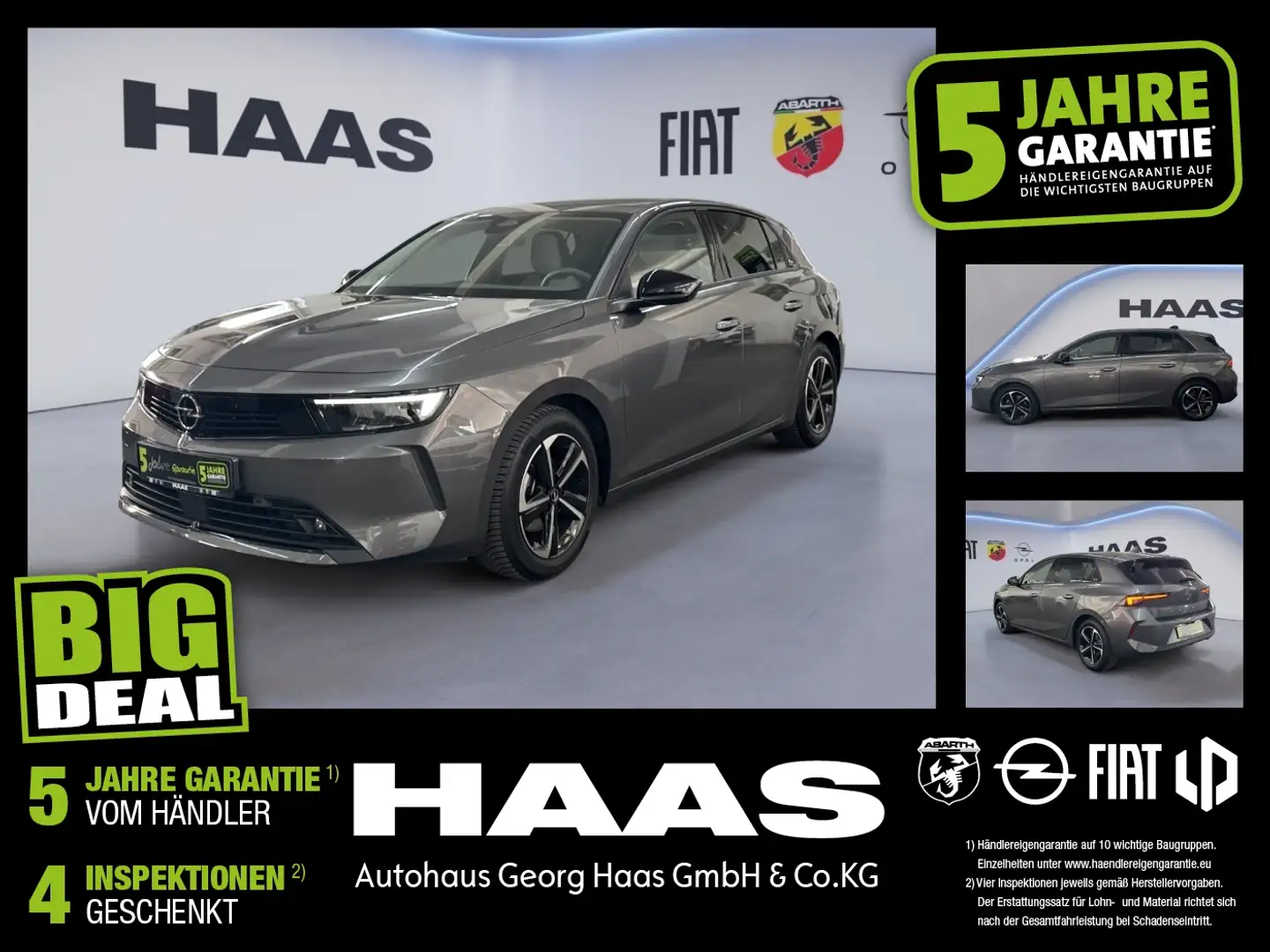 Opel Astra L 1.2 Turbo Edition Klimaautomatik Gris - 1