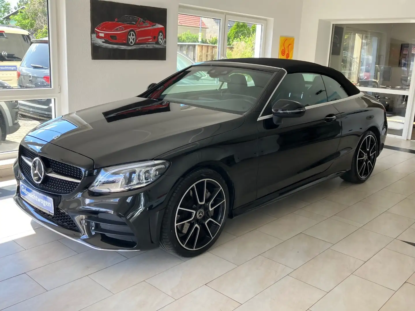 Mercedes-Benz C 300 d Cabrio AMG Styling AMG Line Plus Černá - 1
