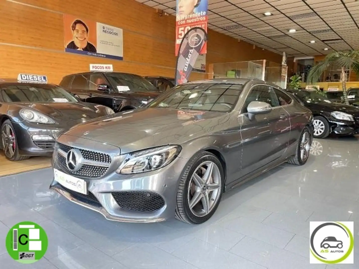 Mercedes-Benz C 220 d Coupé Grau - 1