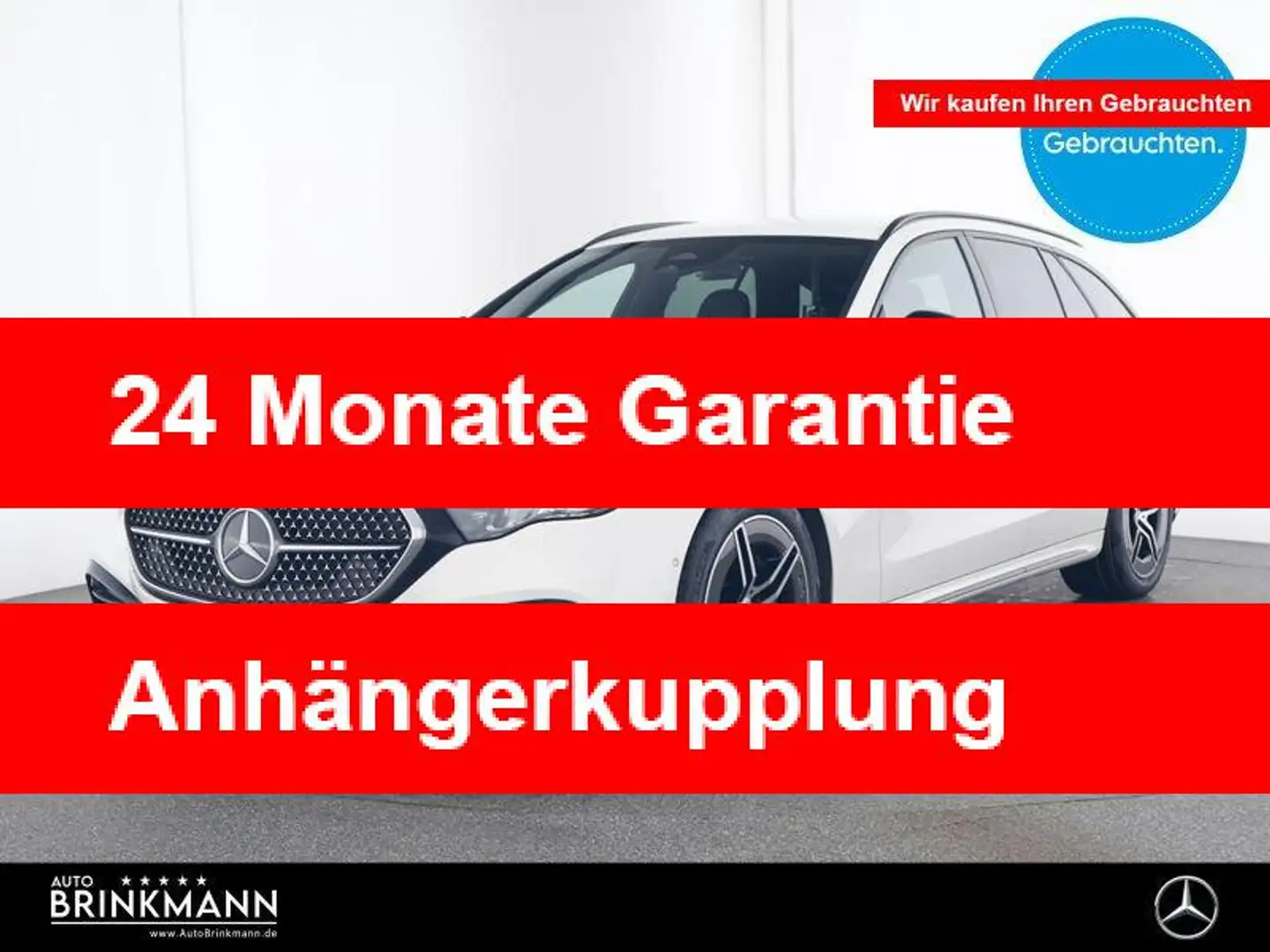 Mercedes-Benz E 220 E 220 d T AMG-LINE/AHK/NIGHT/KAMERA/MBUX-PREMIUM Weiß - 1