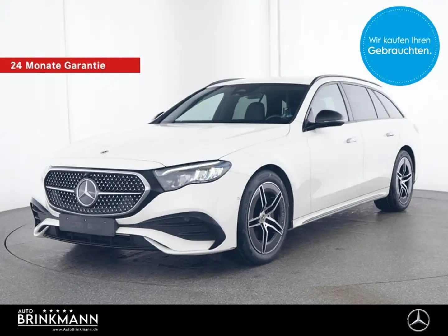 Mercedes-Benz E 220 E 220 d T AMG-LINE/AHK/NIGHT/KAMERA/MBUX-PREMIUM Weiß - 1