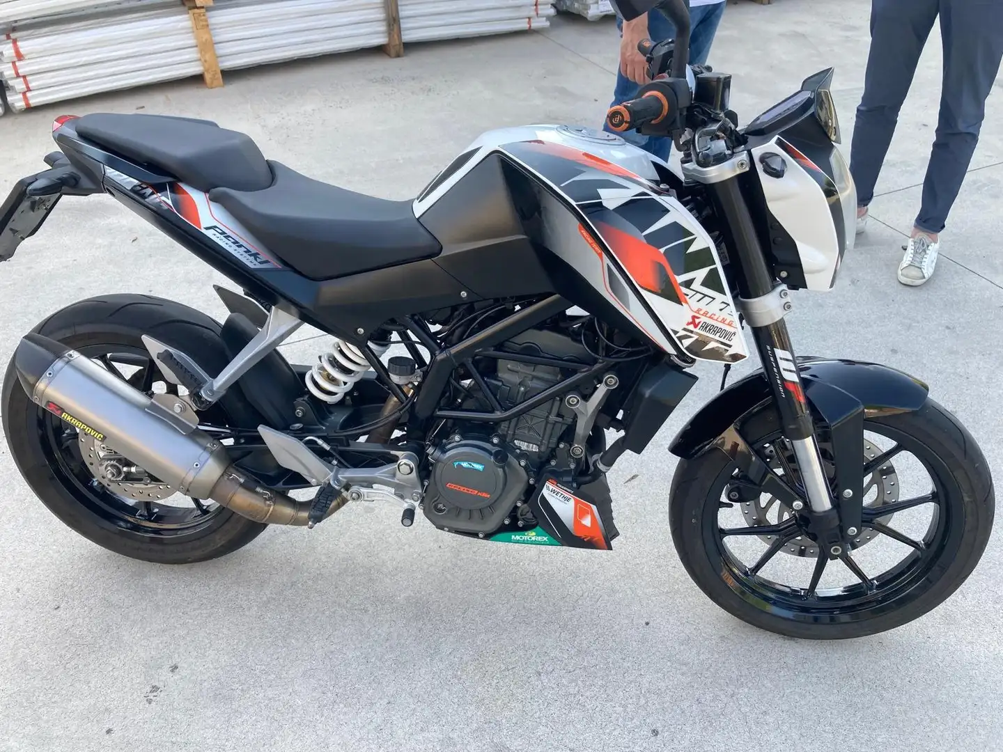 KTM 125 Duke ABS Blanc - 2