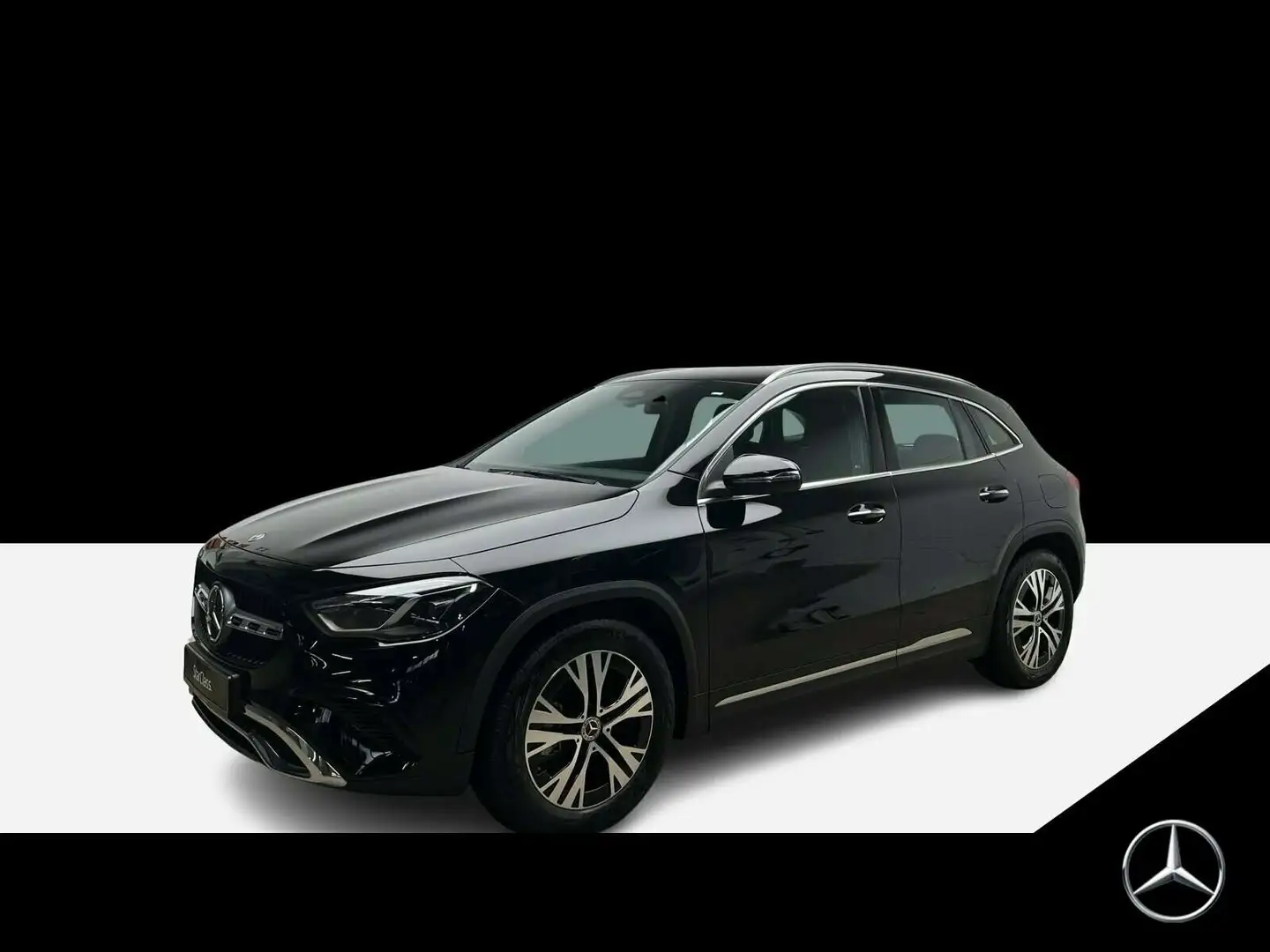Mercedes-Benz GLA 200 GLA 200 d Progressive Multi+AHK+Distr+Kamera Navi Zwart - 1