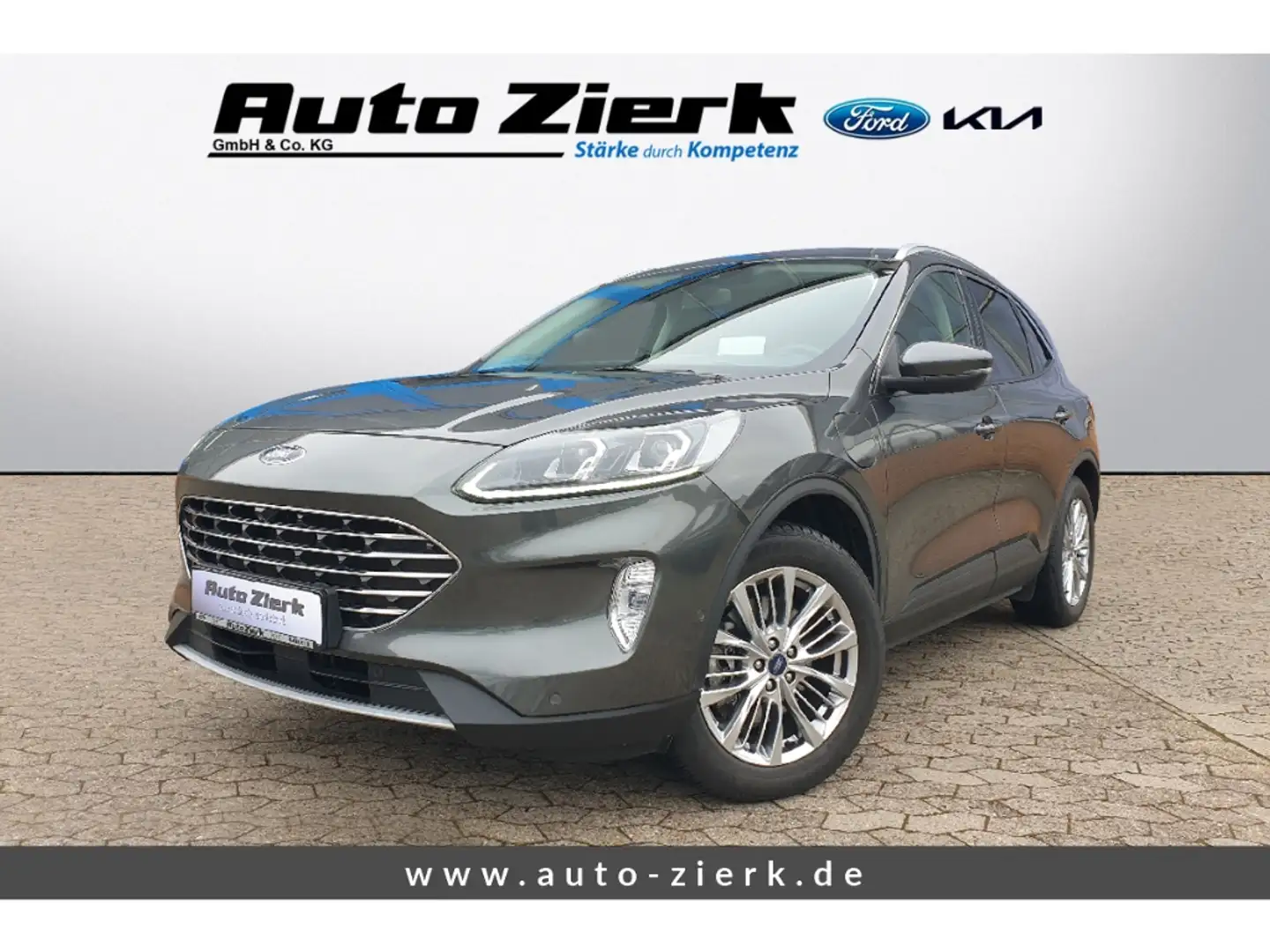 Ford Kuga Plug-In Hybrid Titanium X 2.5  LED-SW Winterräder Grau - 1