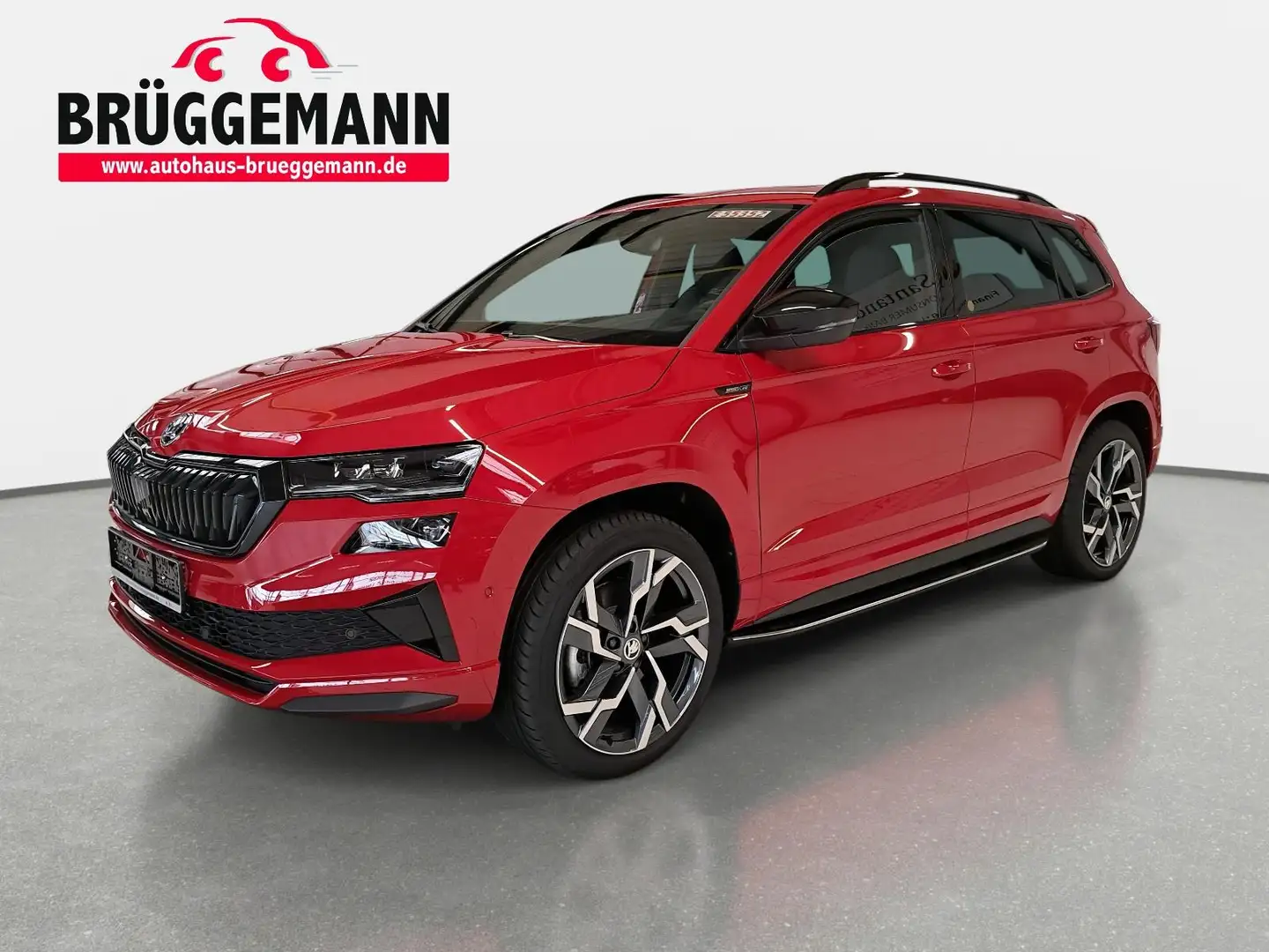 Skoda Karoq KAROQ 2.0 TSI DSG SPORTLINE 4X4 NAVI LED LEDER PAN Rot - 1