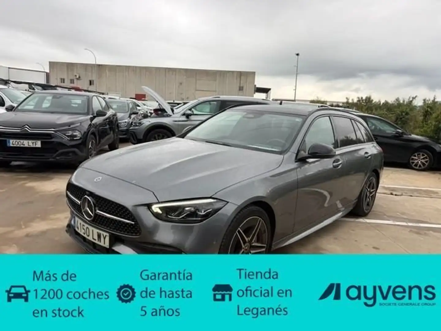 Mercedes-Benz C 220 Estate 220d 9G-Tronic Gris - 1