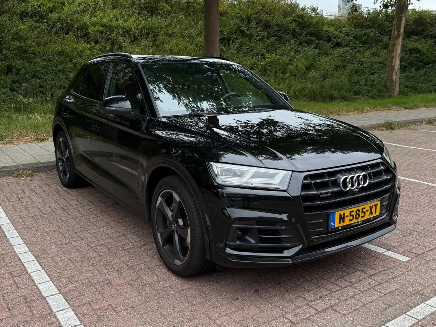 Audi Q5 Q5 40 TDI q. S edit. Zwart - 1