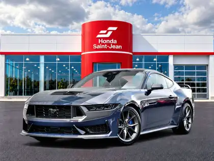 Blue 2025 Ford Mustang Coupe Rear-Wheel Drive Manual