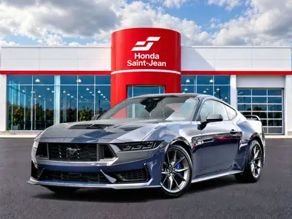 Blue 2025 Ford Mustang Coupe Rear-Wheel Drive Manual