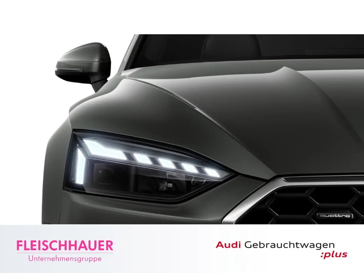 Audi A5 40 TFSI Sportback quattro S line Navi LED Leder Ke Grau - 1