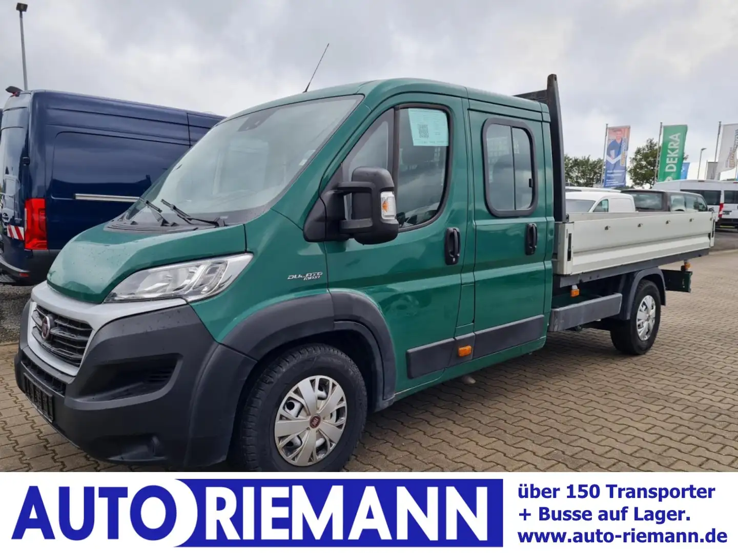 Fiat Ducato 35 Doka L5 Maxi 180 AHK KOMFORT STANDHEIZUN Grün - 1