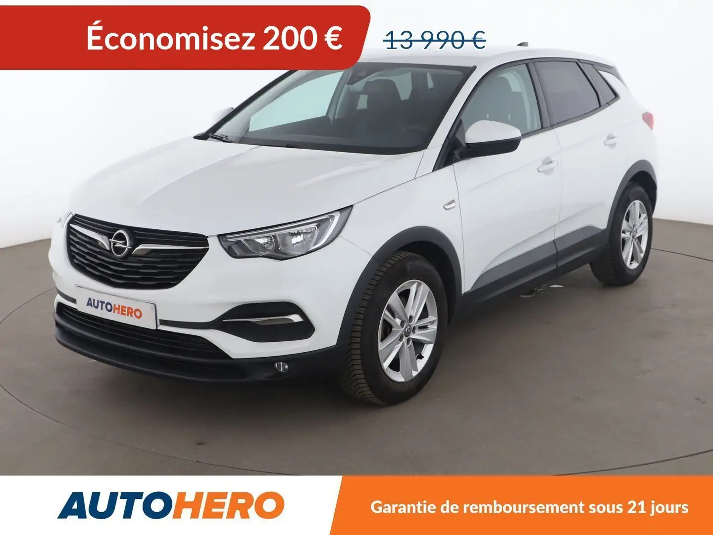 Opel Grandland X 1.2 Turbo Business Edition Automatique Blanc - 1