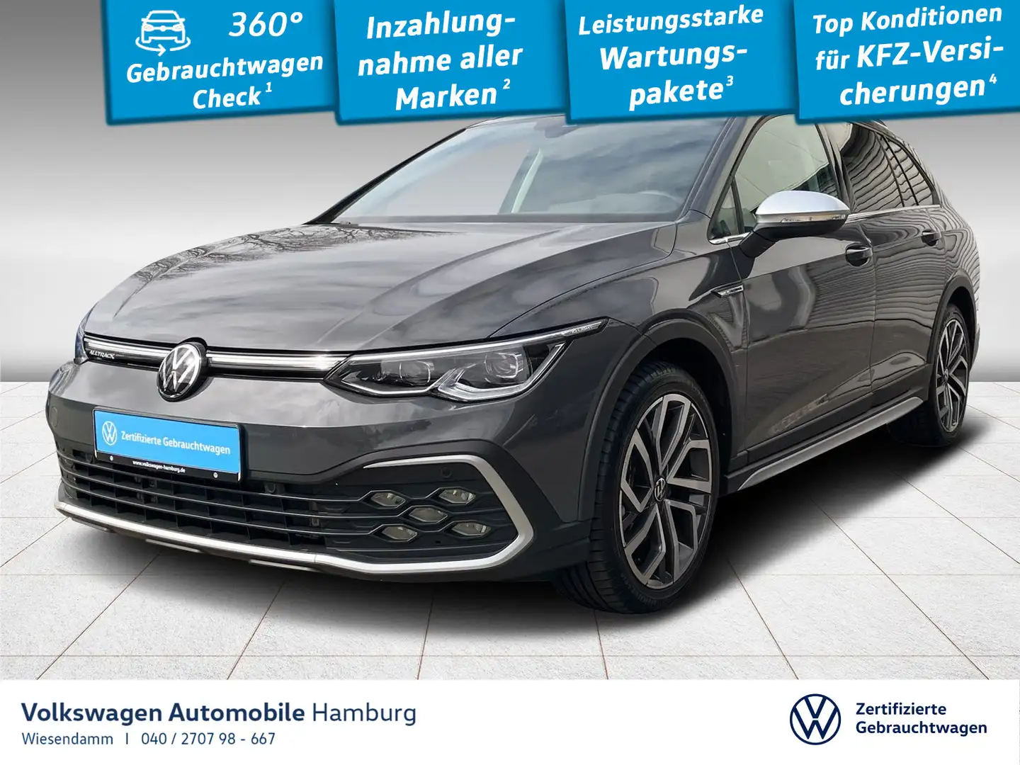 Volkswagen Golf Variant Golf VIII Alltrack 2.0 TDI DSG 4M AHK/KAMERA/ACC Grau - 1