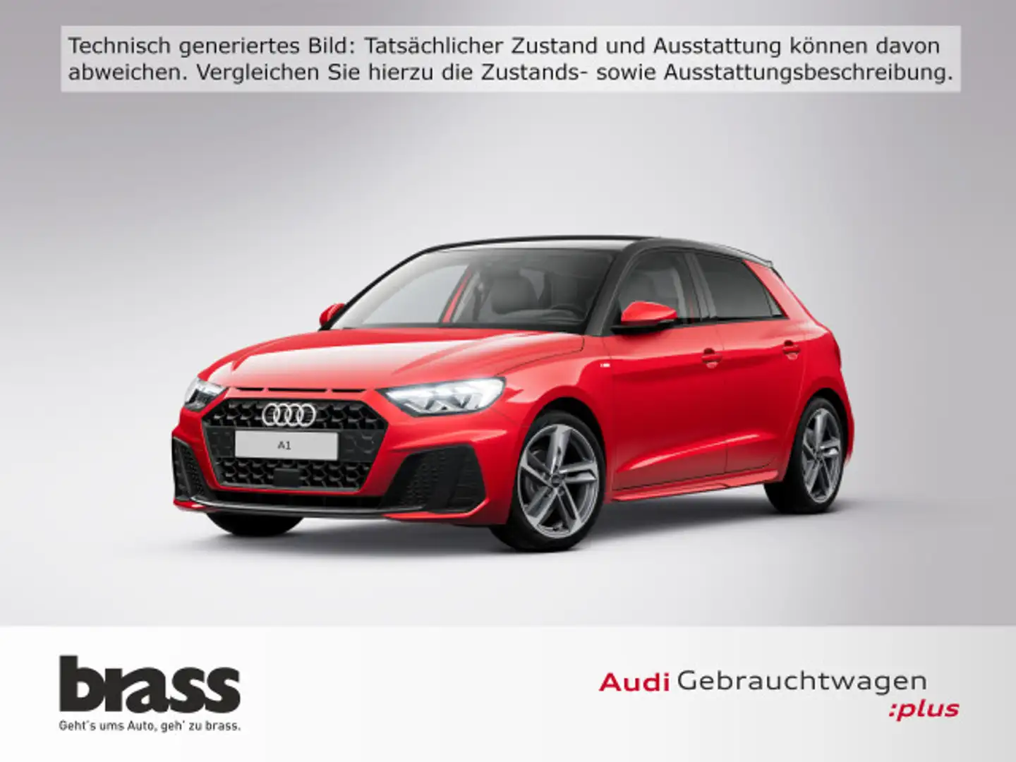 Audi A1 S line 25 TFSI 70(95) kW(PS) S tron Rot - 1