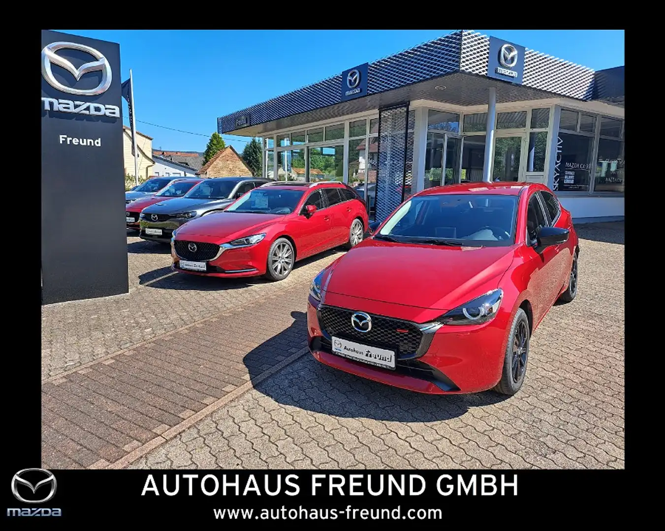 Mazda 2 1.5L e-SKYACTIV G 90PS 6MT FWD HOMURA Rosso - 1