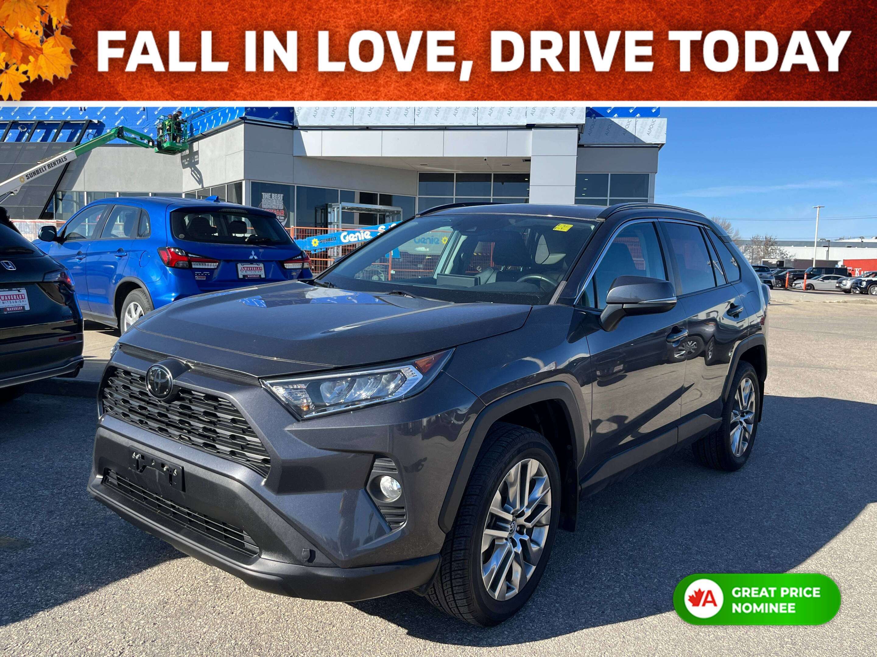Gray 2019 Toyota RAV4 SUV / Crossover All-Wheel Drive 8-Speed Automatic