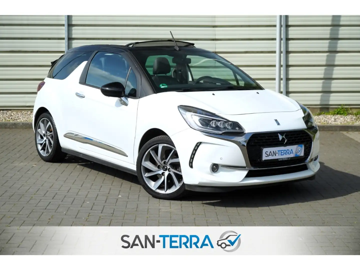Citroen DS3 CABRIO SPORT CHIC 1.6 THP 165 LEDER*KLIMA*PDC*DS-C Weiß - 1