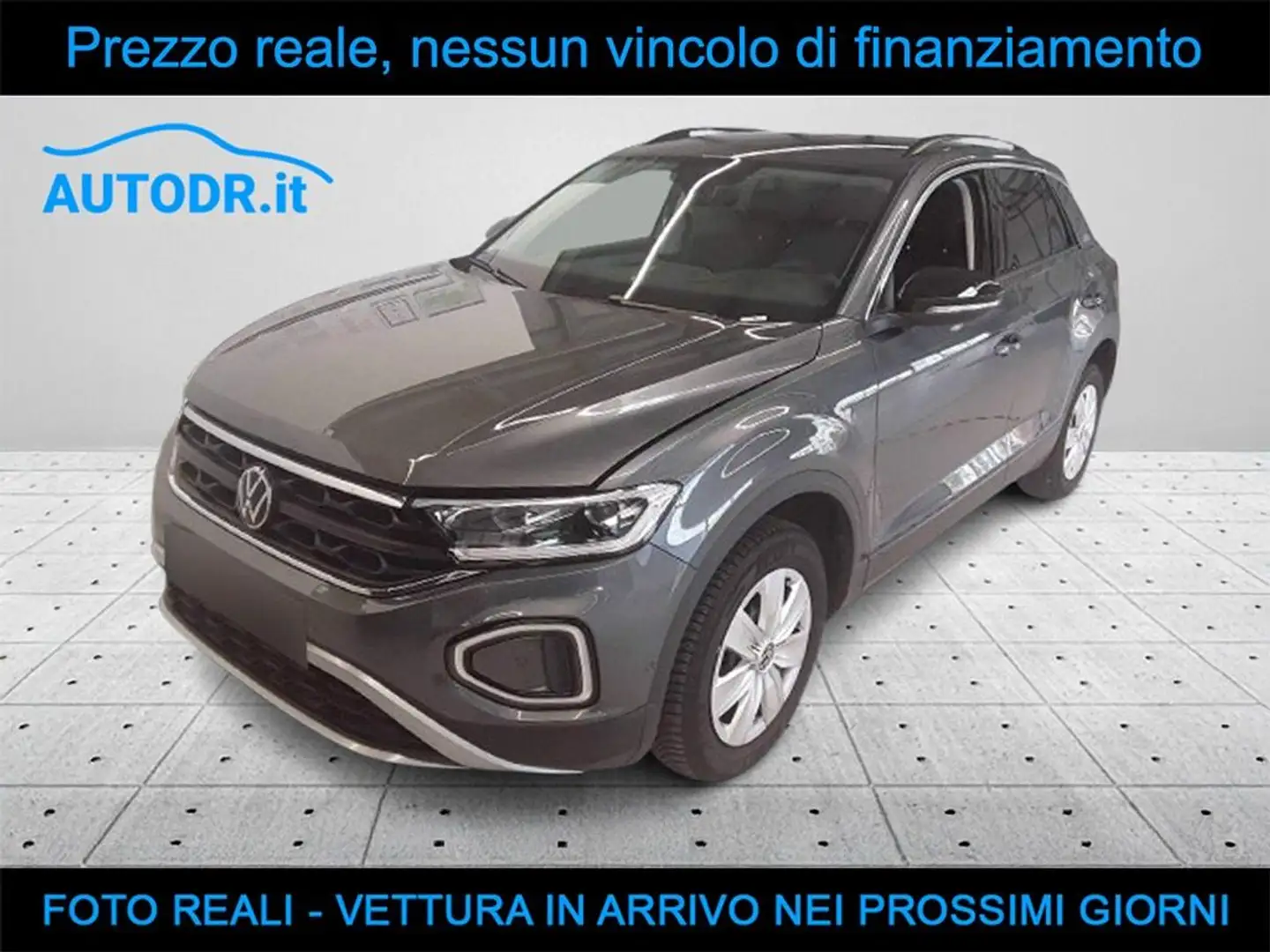 Volkswagen T-Roc 2.0 TDI Goal FariIQ, Navi, Sedili risc, Set invern Grigio - 1