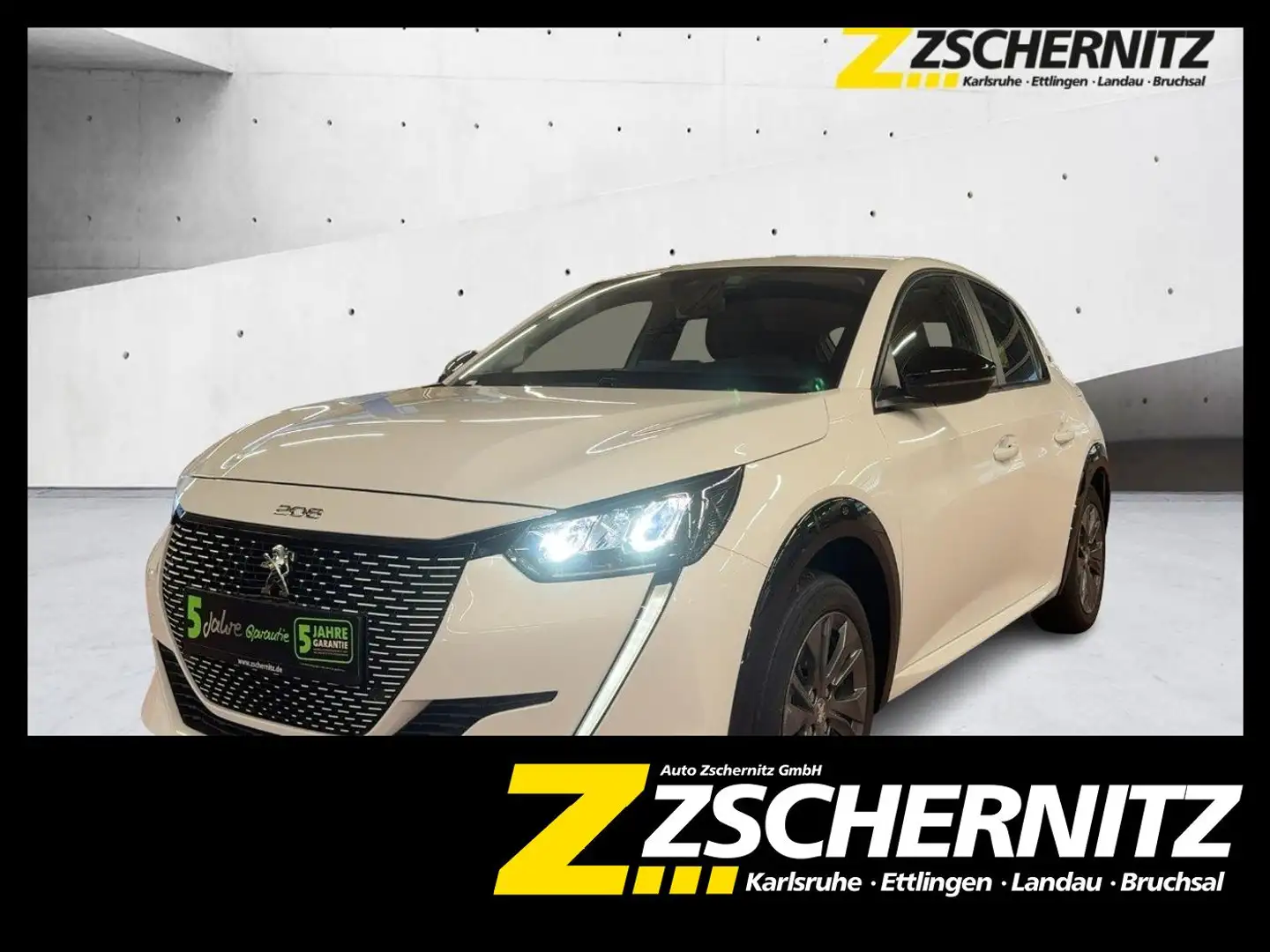 Peugeot e-208 Active Pack PDC*LED*SHZ Blanc - 1