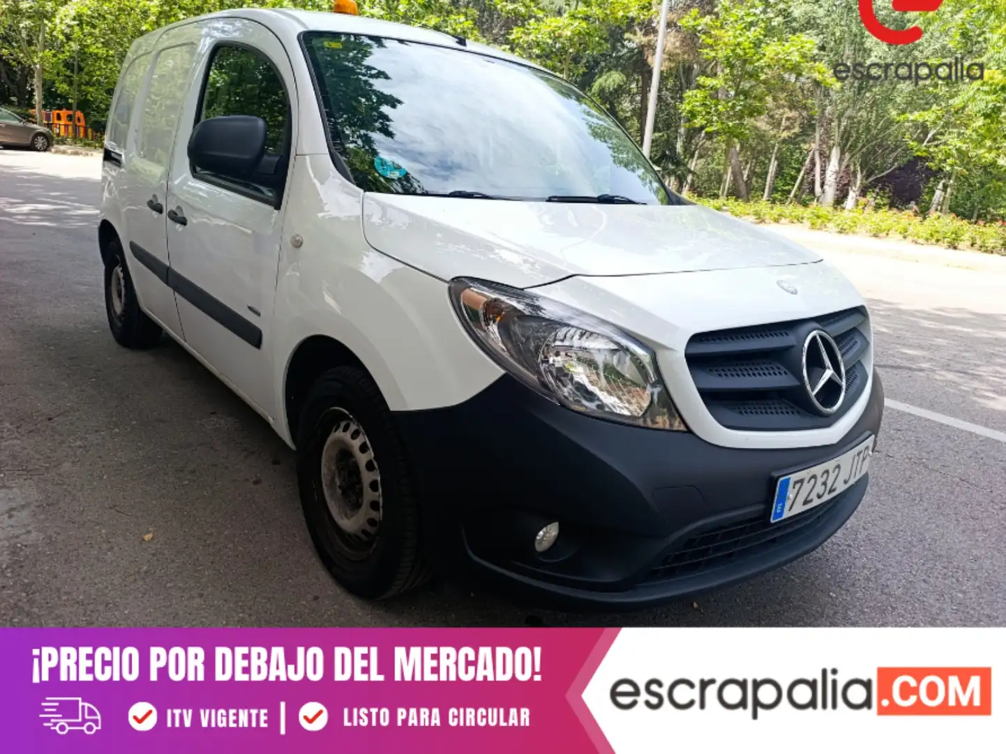 Mercedes-Benz Citan 112 Furgón Largo Blanco - 1