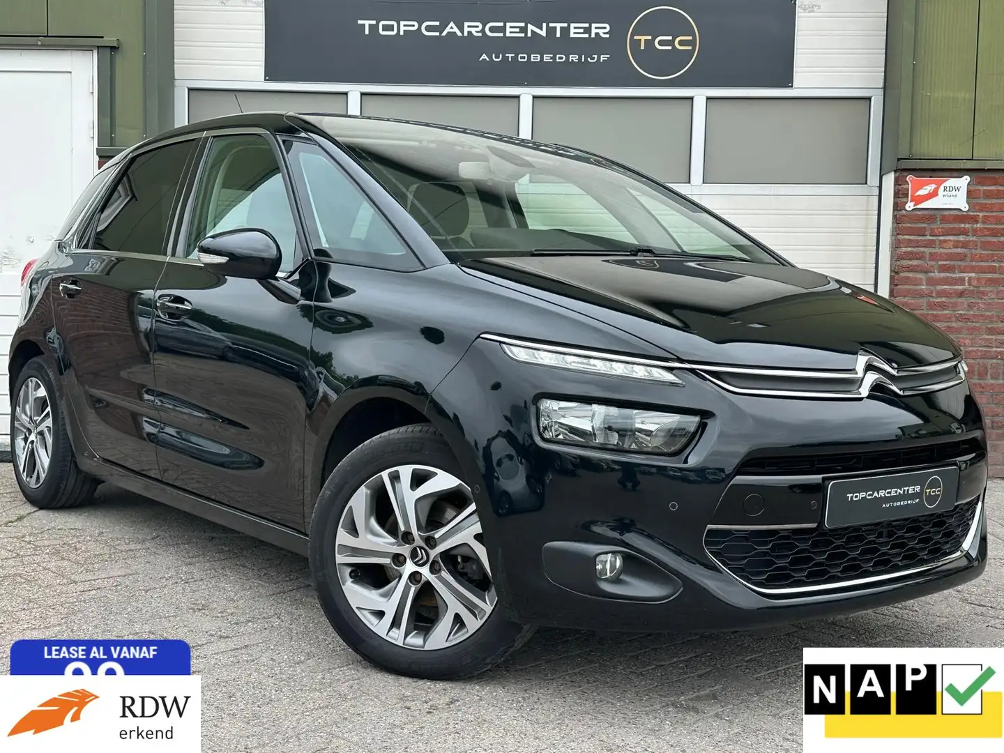 Citroen C4 Picasso 1.2 Intensive/NAVI/CAMERA/KEYLESS/APK/NAP Czarny - 1