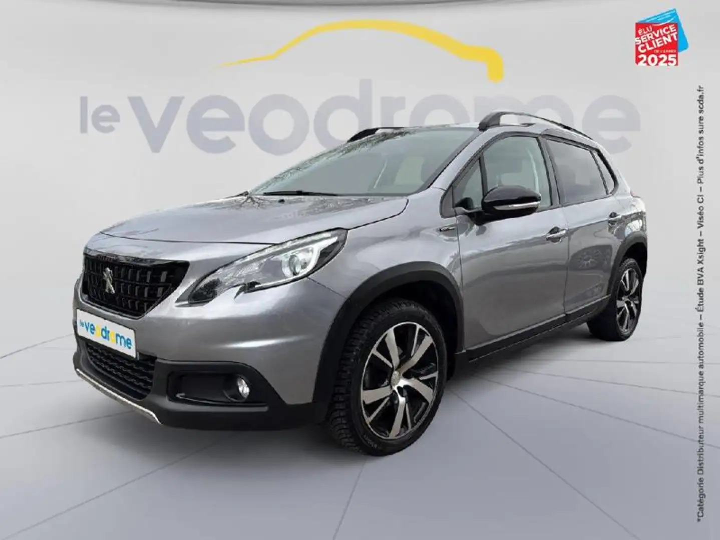 Peugeot 2008 1.5 BlueHDi 100ch E6.c GT Line S\u0026S BVM5 86g Gris - 1