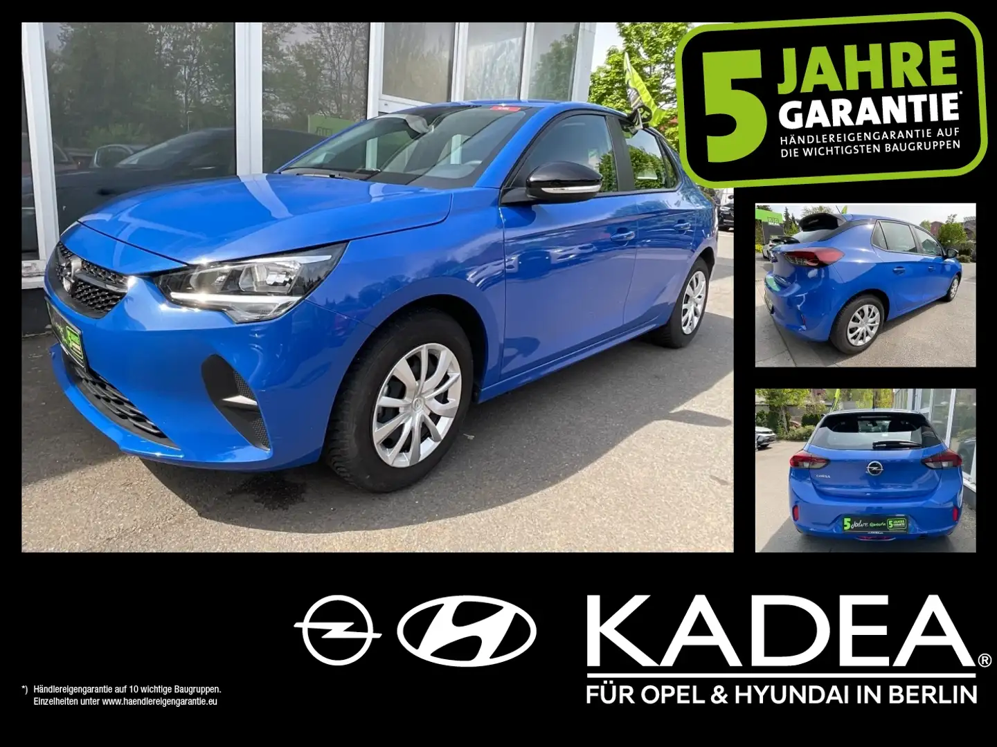Opel Corsa F 1.2 Rückkam,AllwR,SpurH,Wi-Pkt,Klima,DAB Blu/Azzurro - 1
