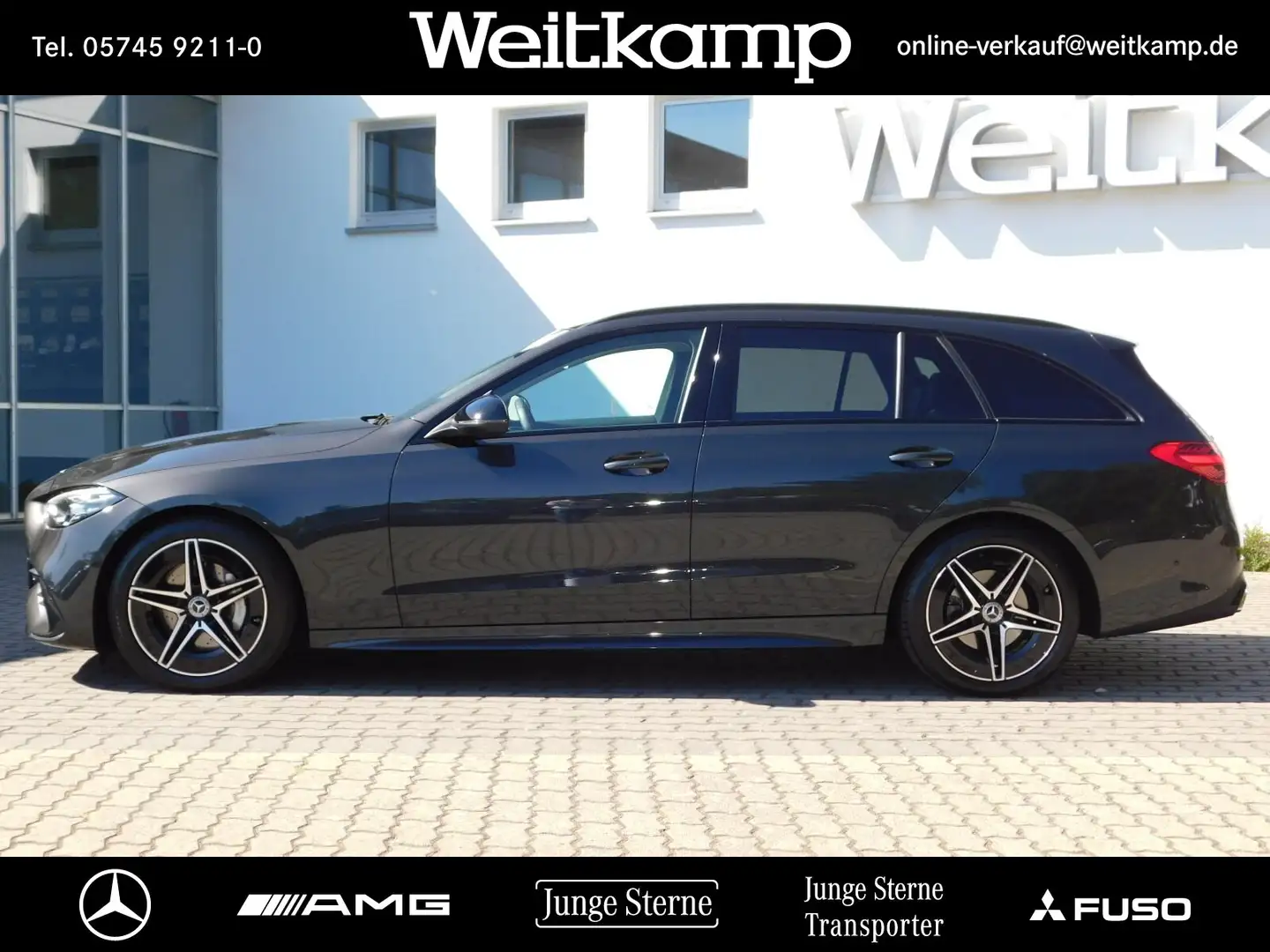 Mercedes-Benz C 200 C 200 T AMG+Night+Panorama+Memory+Totwinkel+Kam. Grau - 2