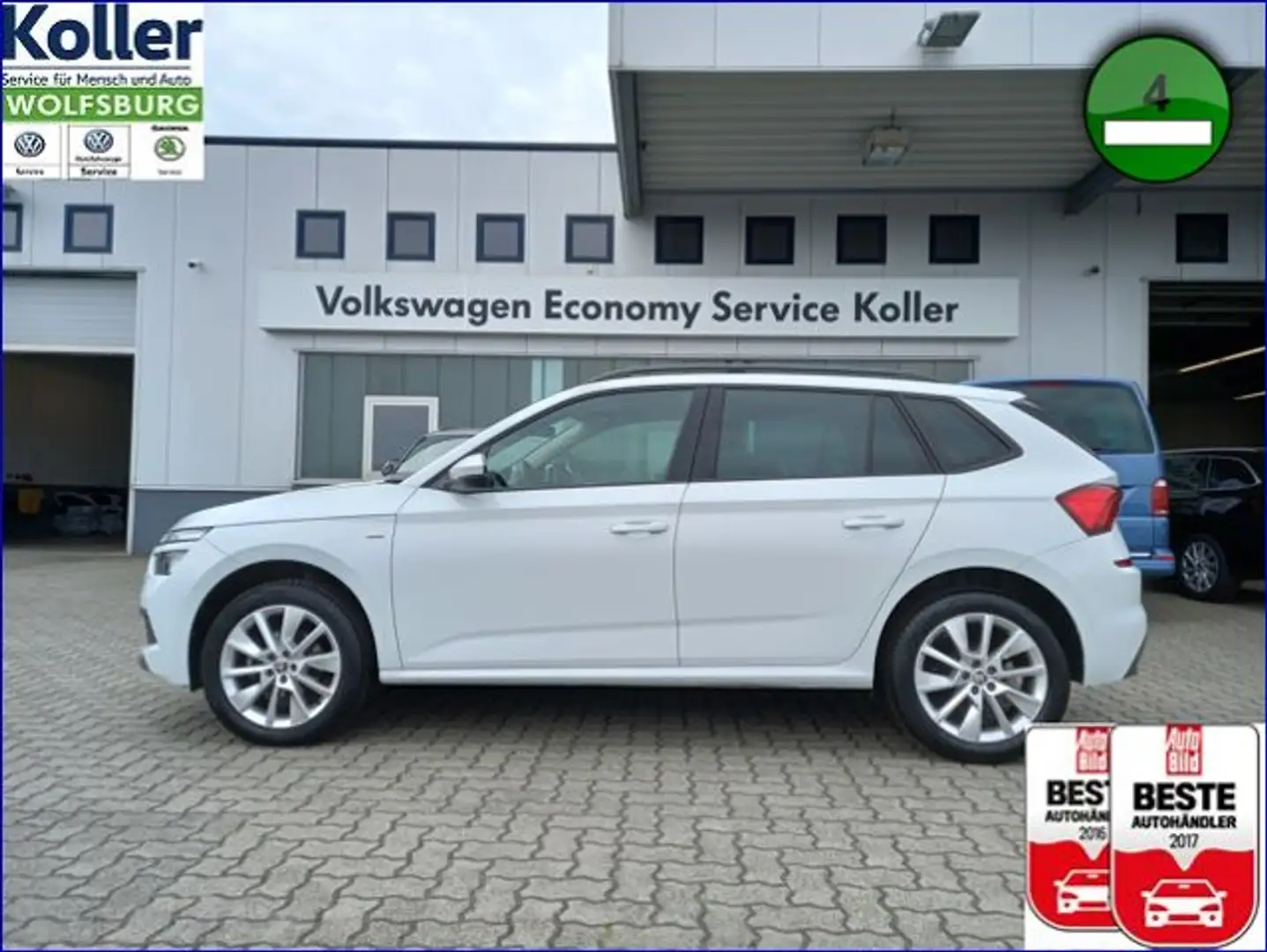 Skoda Kamiq 1.0 TSI Clever LED Kamera Navi eHeckklappe Blanc - 1