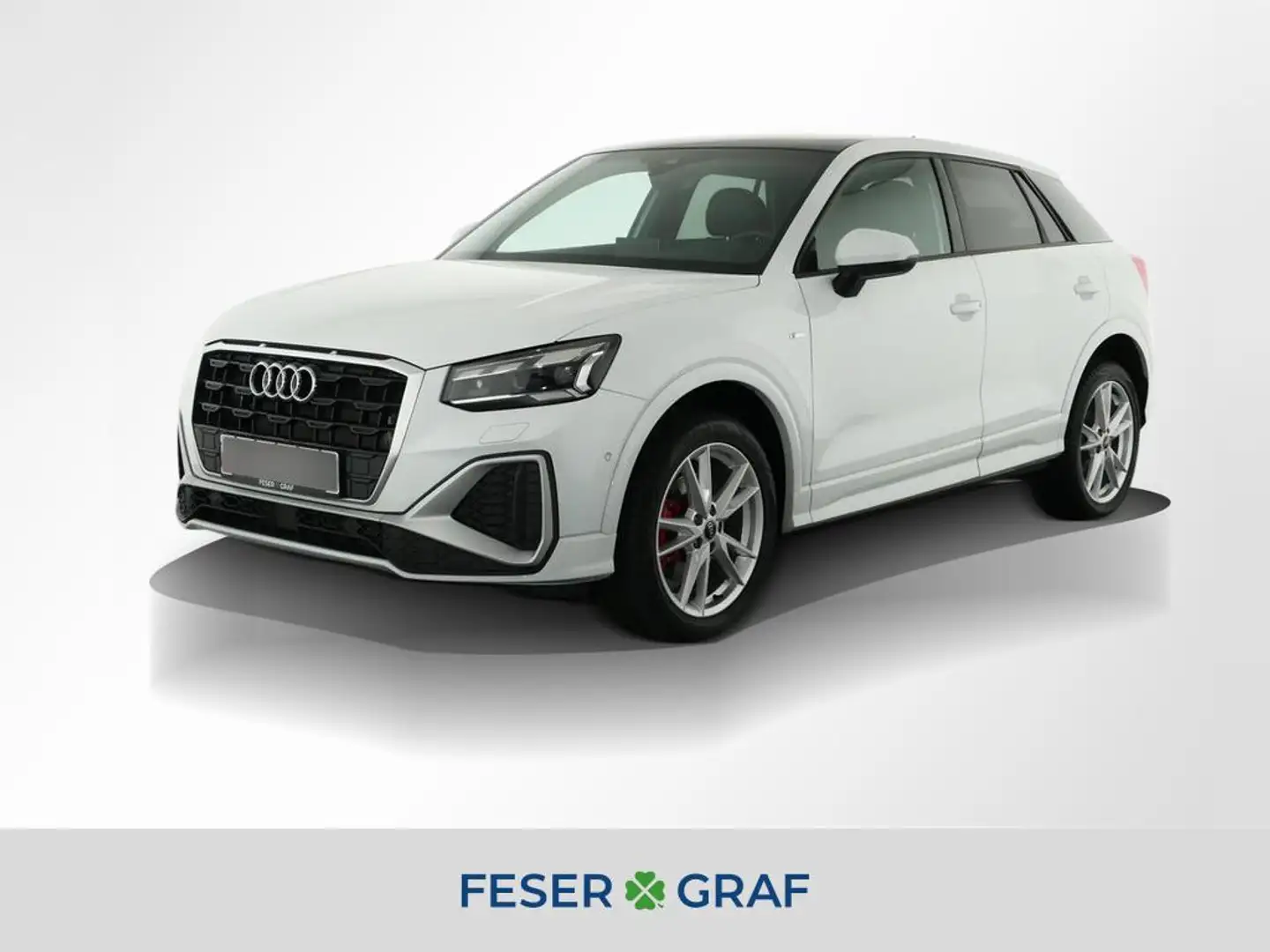 Audi Q2 35 TDI S tronic S Line Int Pano,Navi,Matrix,Leder Weiß - 1