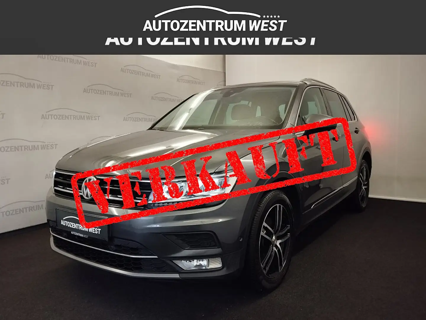 Volkswagen Tiguan 2,0 TDI SCR 4Motion Highline DSG ..LED/AHK/TEMP Grau - 1