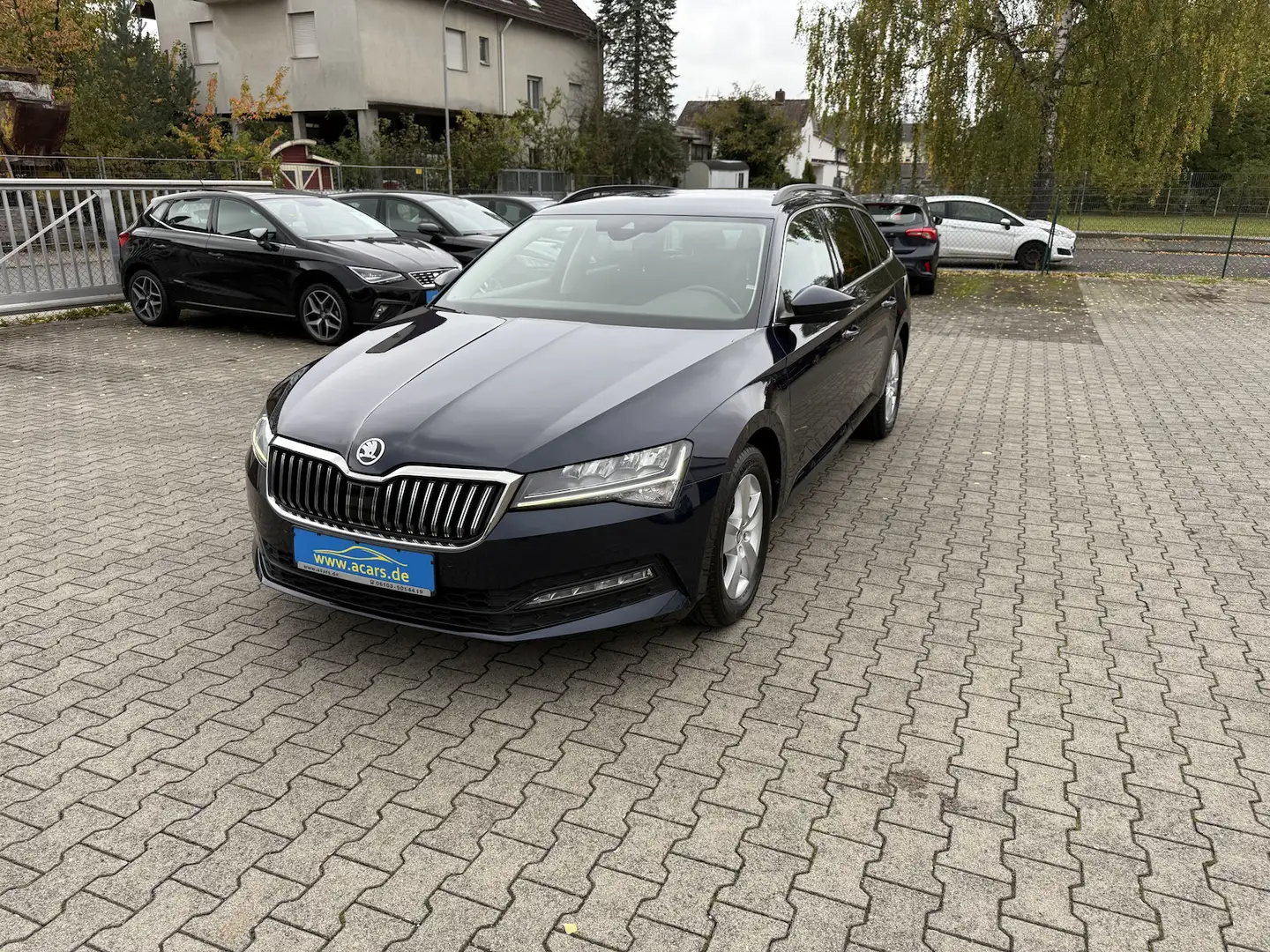 Skoda Superb Ambition 2,0 TDI Aut Navi LED ACC SHA PDC Alu16 E6 Azul - 1