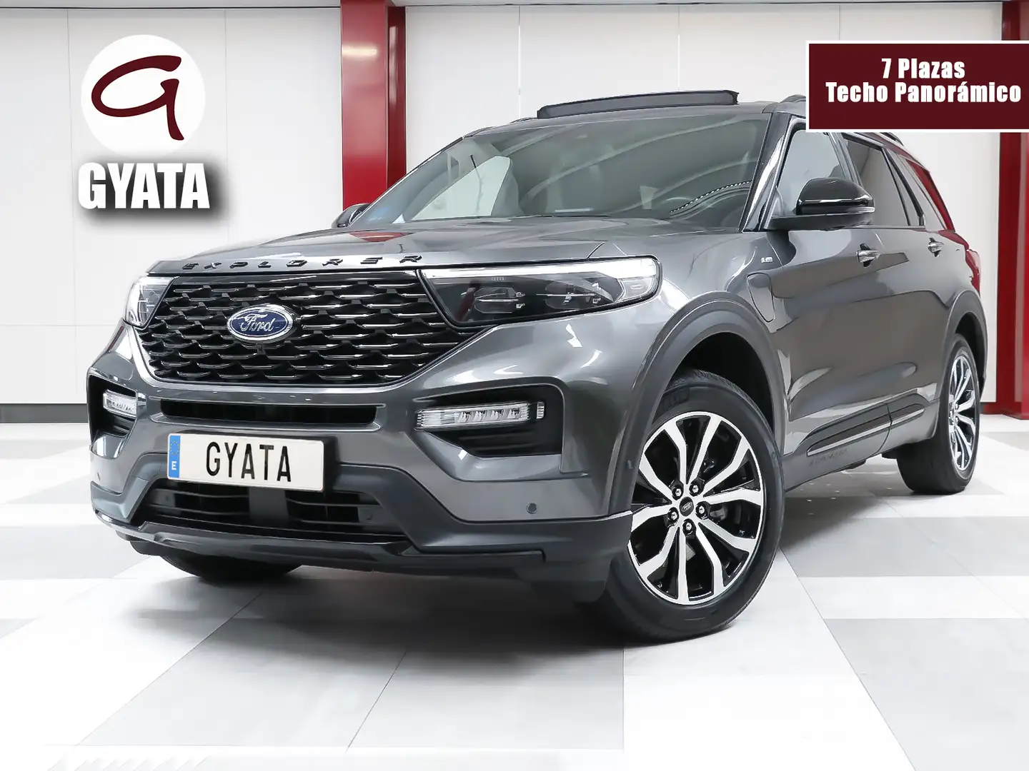 Ford Explorer 3.0 PHEV ST-Line AWD 450 Gris - 1