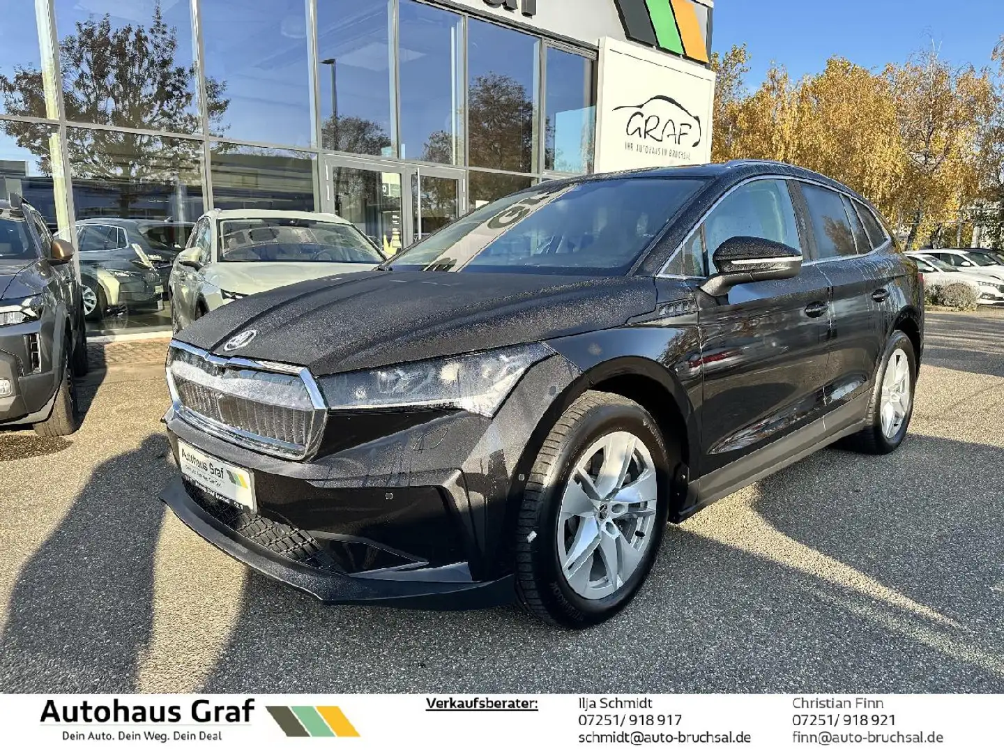 Skoda Enyaq Enyaq 80 Suite Kamera*Navi*AHK Schwarz - 1