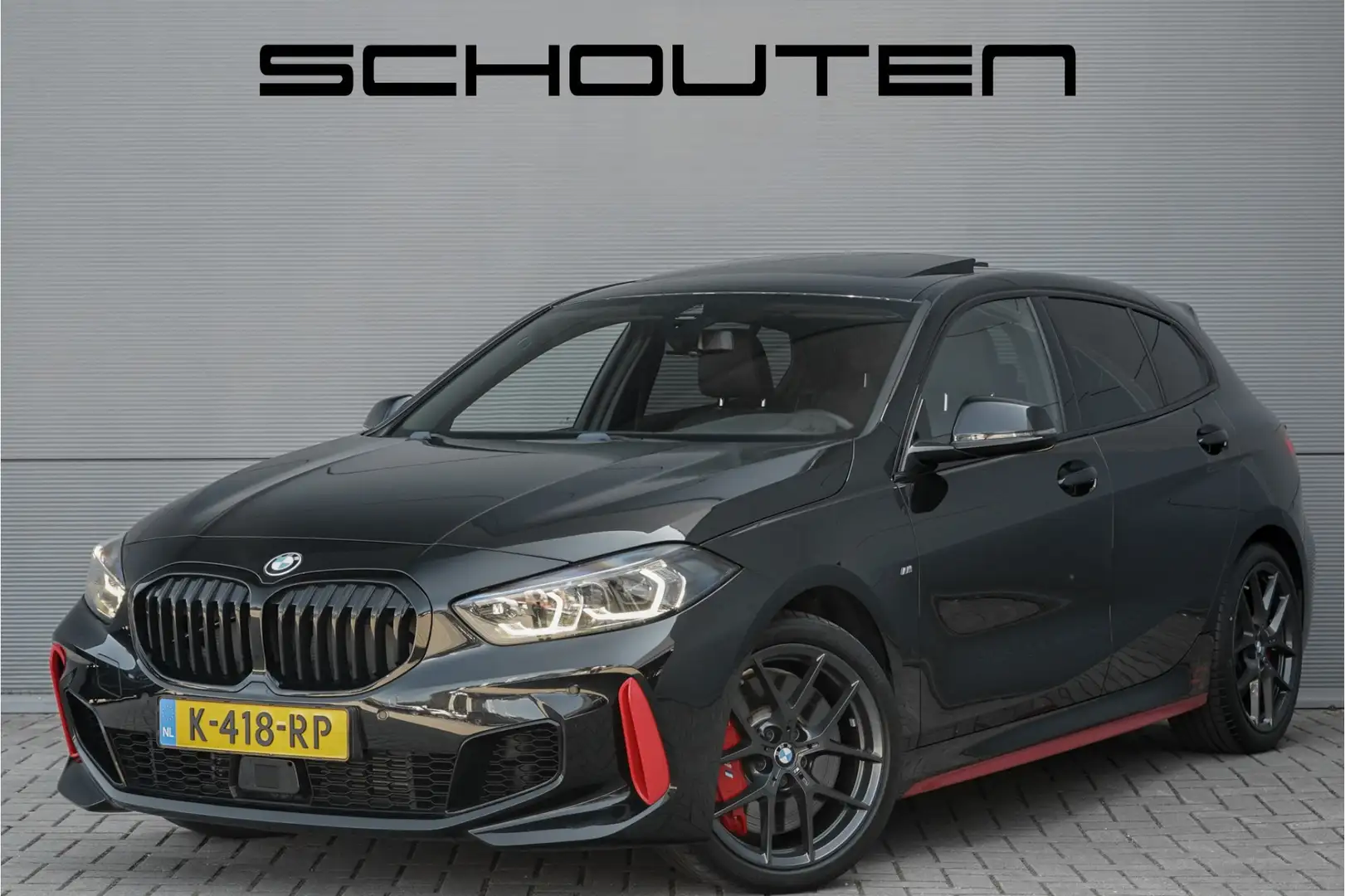 BMW 128 1-serie 128ti High Executive M-Sport Pro Pano ACC Schwarz - 1