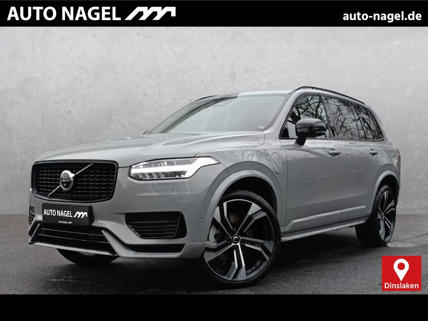 Volvo XC90 XC90T8 AWD Plug-in Hybrid Plus Dark AHK Luftfahr Grau - 1