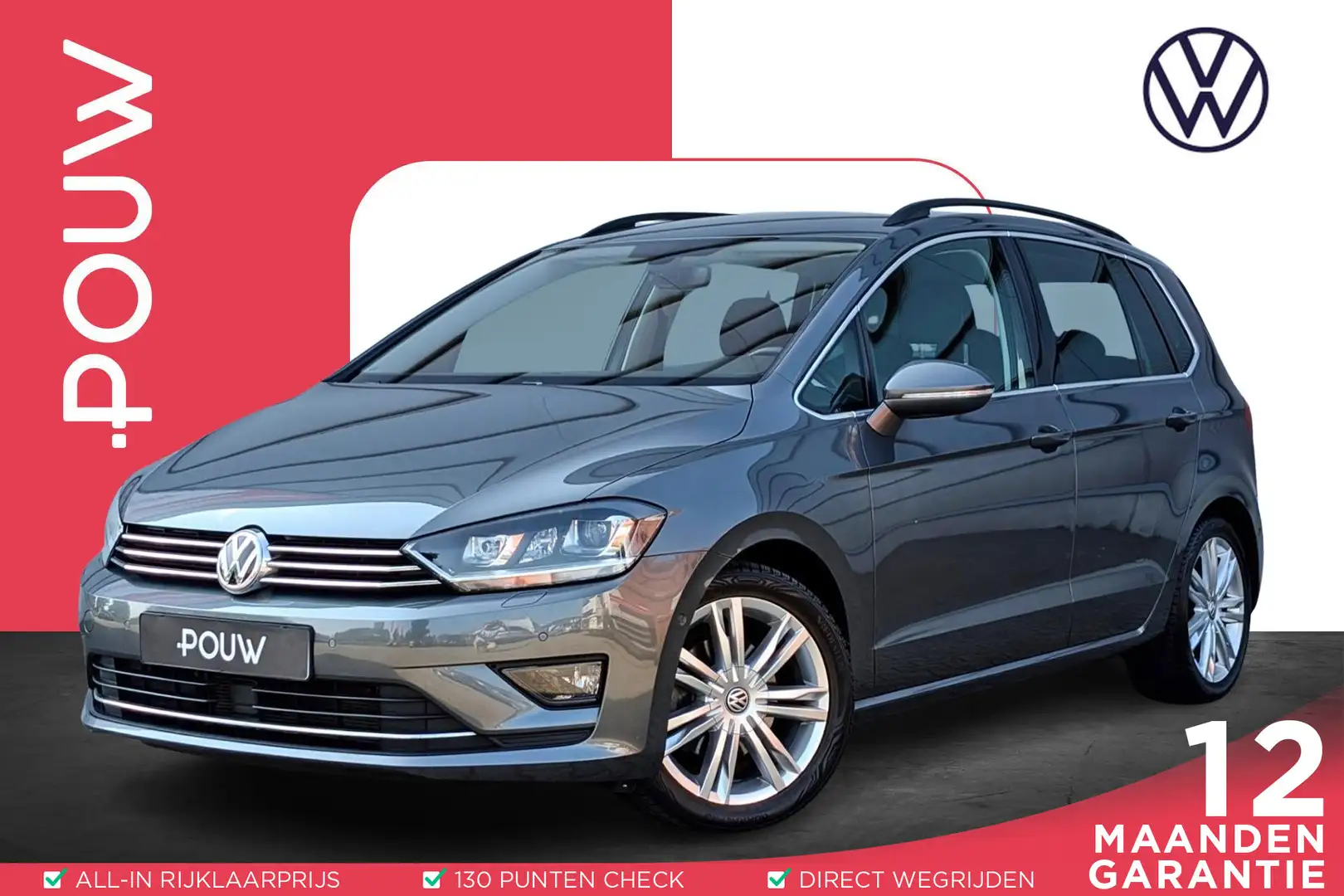 Volkswagen Golf Sportsvan 1.4 TSI 150pk DSG Highline | Trekhaak Afneembaar | Grau - 1