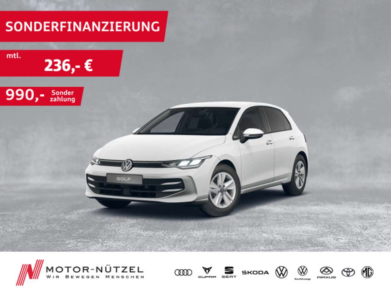 Volkswagen Golf 2024 — VIII 1.5 TSI LIFE LED+NAVI+ACC+SHZ+PDC+RFK