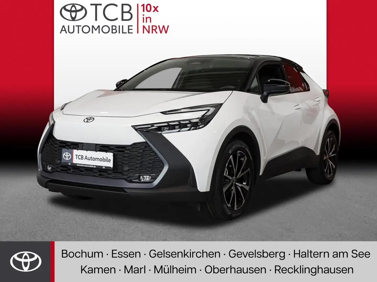 Toyota C-HR 1.8 Hybrid 4x2 Teamplayer NAVI SHZ PDC Blanc - 1