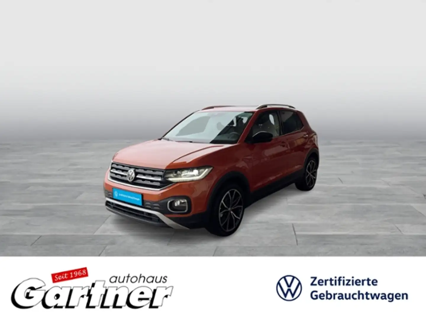 Volkswagen T-Cross STYLE 1.0 TSI DSG NAVI DAB BEATS KEYLESS Tiptroni Orange - 1