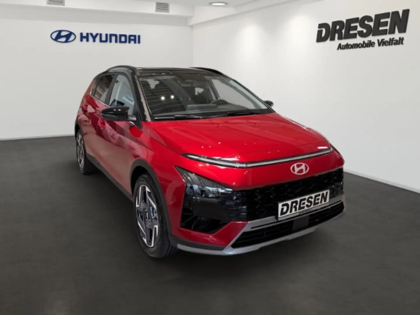 Hyundai BAYON 1.0 T-GDI 7-DCT 2WD Prime+Navi+Sitzheizung+Rückfah Rot - 2