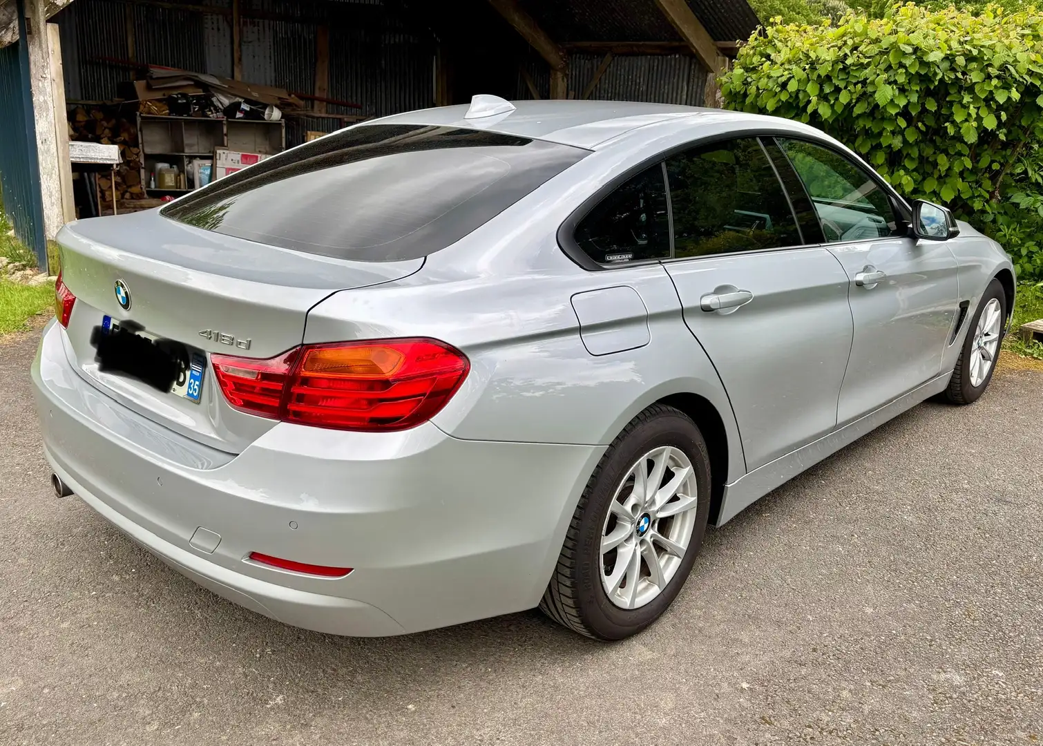 BMW 418 Gran Coupe 418d 150 ch Lounge Gri - 2