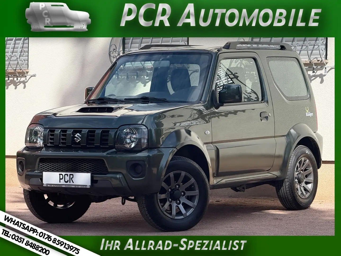 Suzuki Jimny 4x4 erst 45Tkm GRÜN ALU 1.HAND AHK Grün - 1