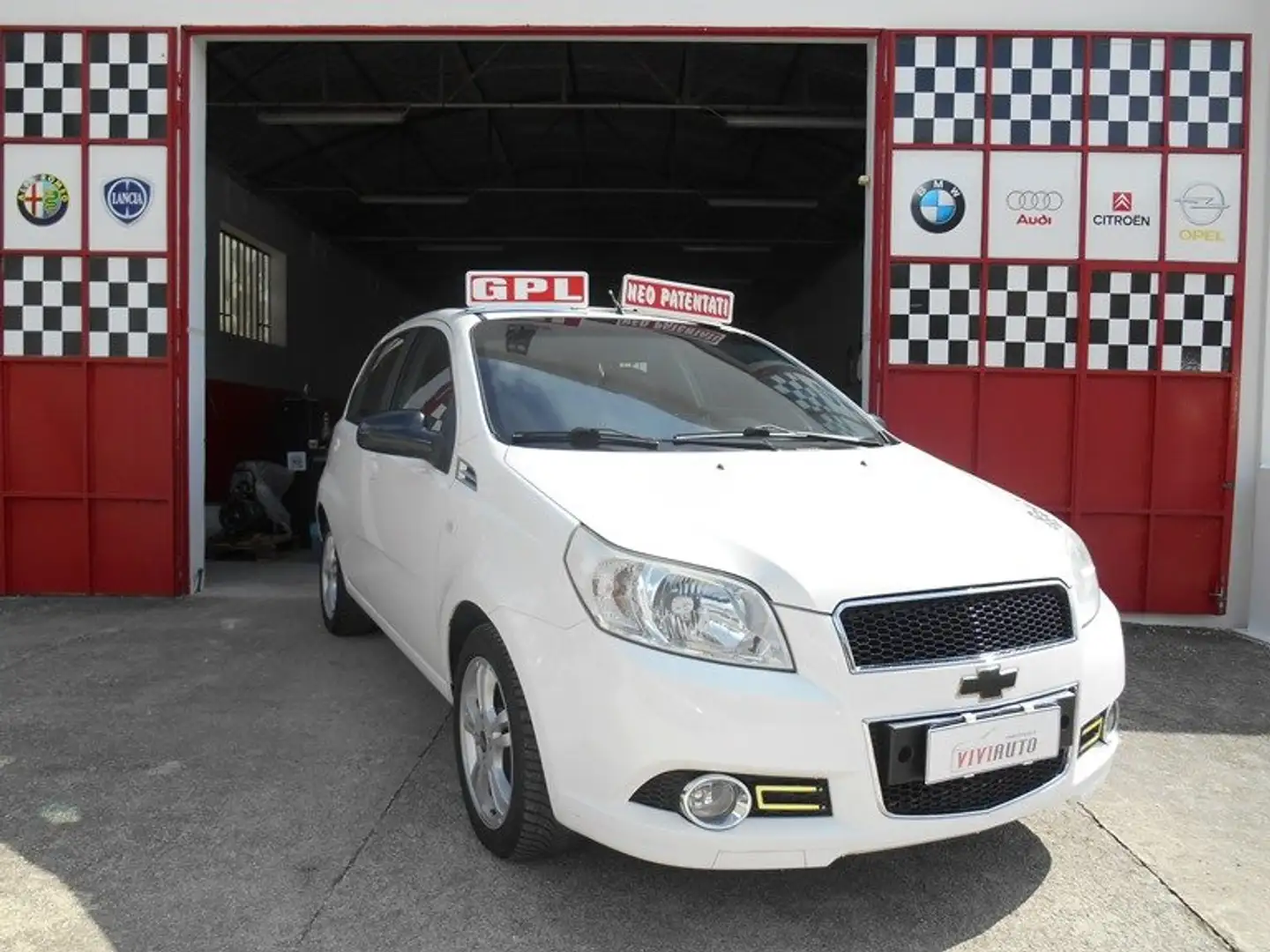Chevrolet Aveo Aveo 5p 1.2 LS ecologic Gpl NO BLOCCHI TRAFFICO Bianco - 1