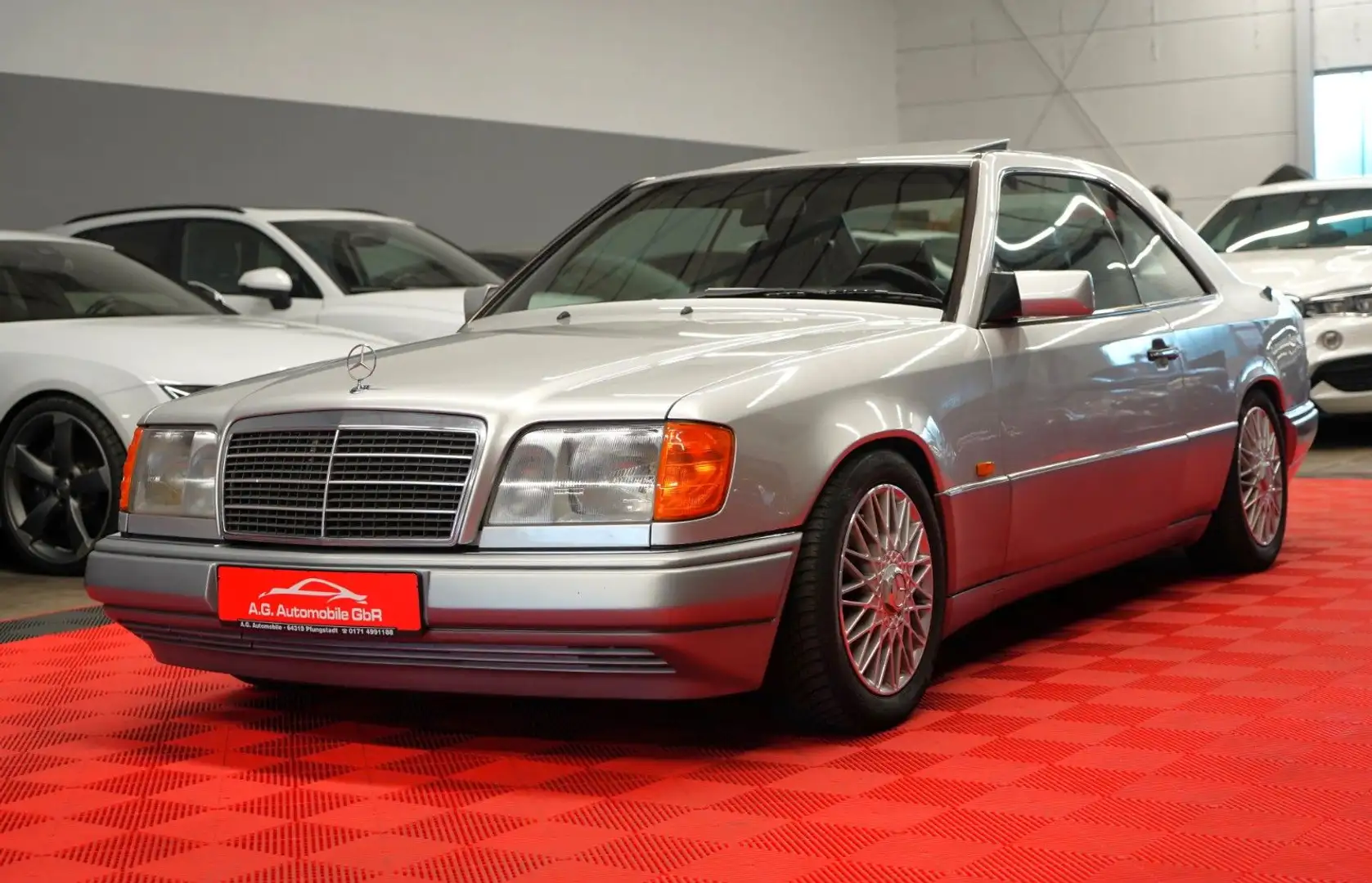 Mercedes-Benz CE 200 Coupe Aut. Klima*KW*Schiebedach*Sitzheiz* Срібний - 1