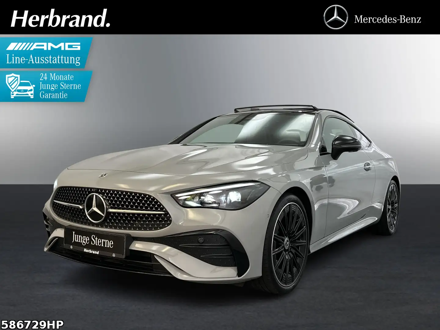 Mercedes-Benz CLE 300 4M Coupé AMG *Night Panorama 360° Memory Gris - 1