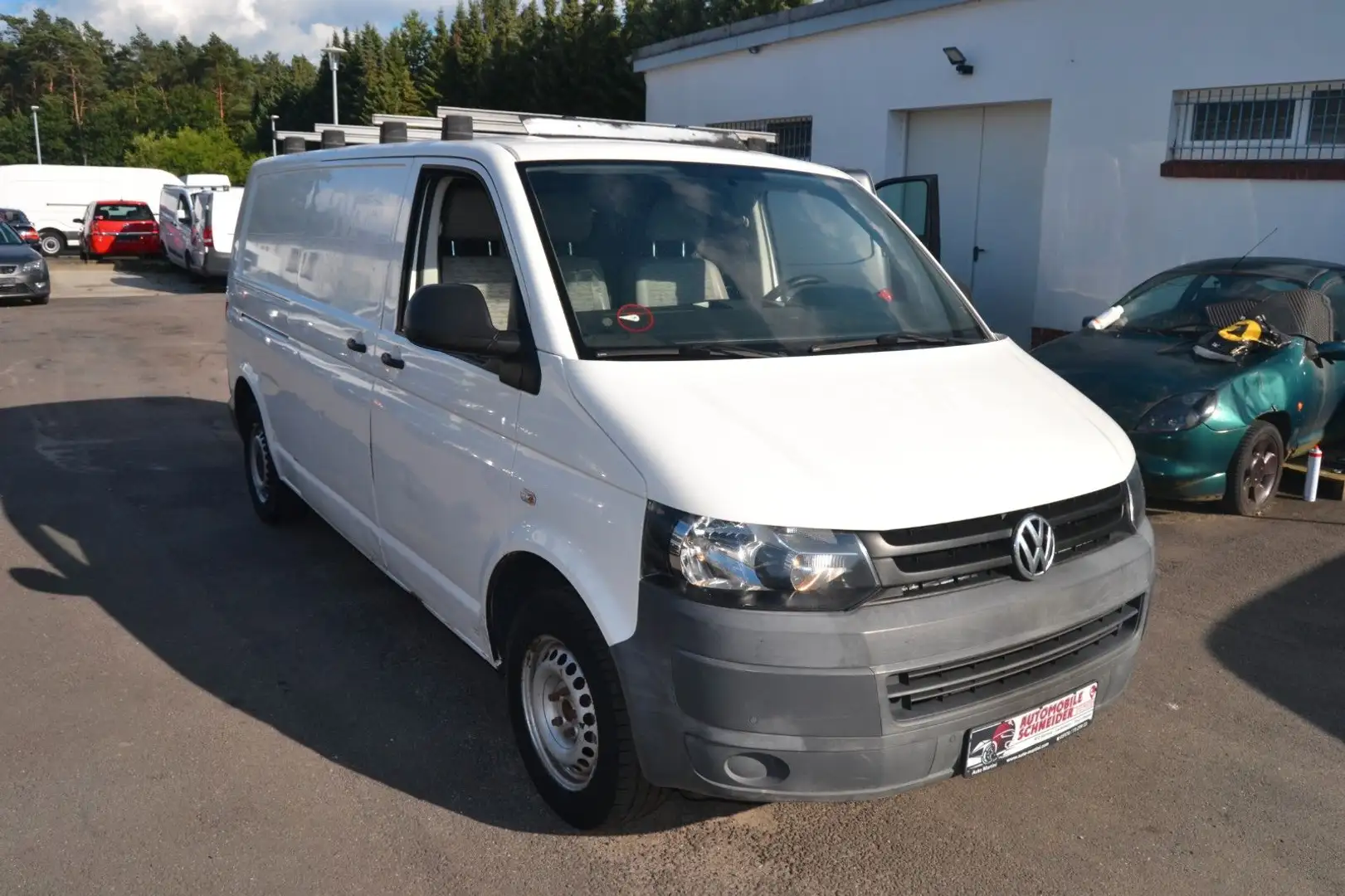 Volkswagen T5 Transporter Kasten-Kombi Kasten lang Weiß - 2