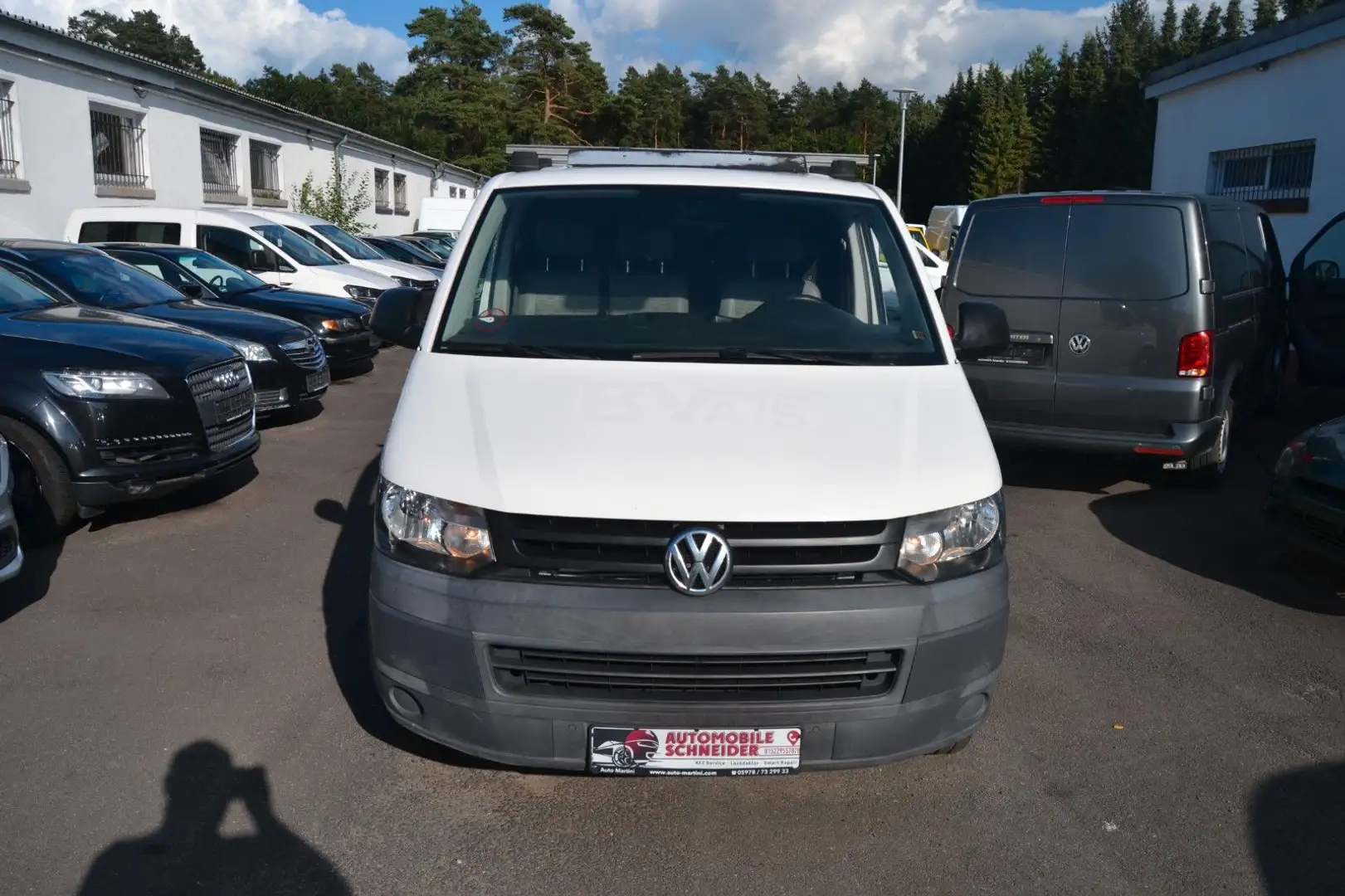 Volkswagen T5 Transporter Kasten-Kombi Kasten lang Weiß - 1
