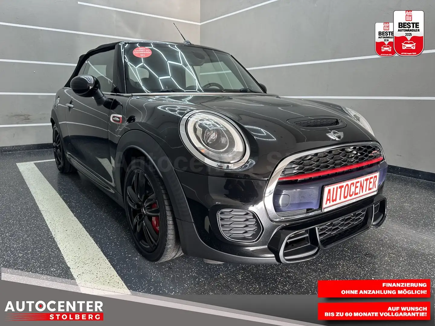 MINI John Cooper Works Cabrio "1 HAND-NAVI-LEDER-LED" Schwarz - 2